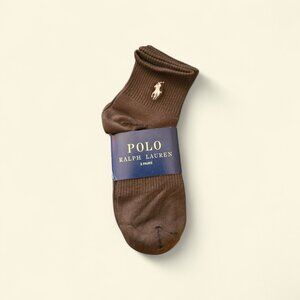 Polo Ralph Lauren 6 Pair Socks Classic Sport MidCut Shoes Size 6-12.5 Men